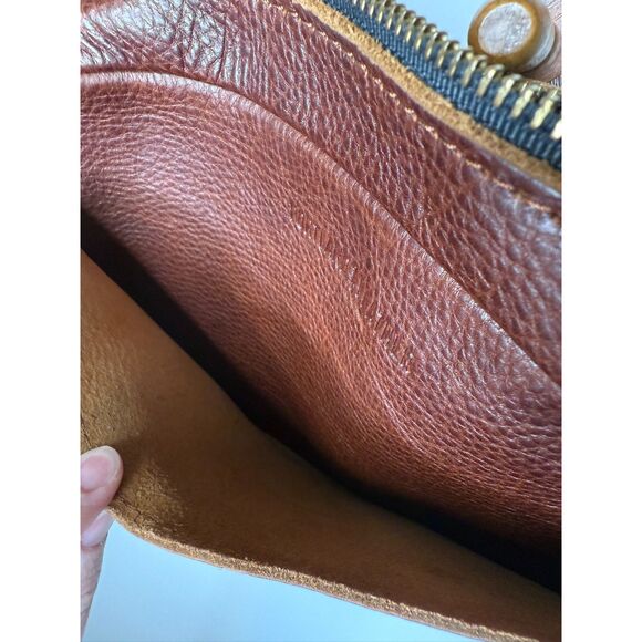 NWOT Portland Leather Goods Toaster Bag in Nutmeg Academia Boho Chic Cottagecore - Picture 4 of 8